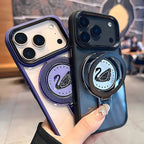 iPhone 17 Pro & 17 Pro Max Luxury Duck Ring Stand Shockproof Magnetic Magsafe Case