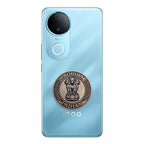 iQOO Z10R 5G Compatible Satyamev Jayate 3D Metal Emblem Sticker