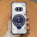 Nothing Phone 2a 5G Premium Stress Buster Wheel Rotating Shockproof Airbags Case
