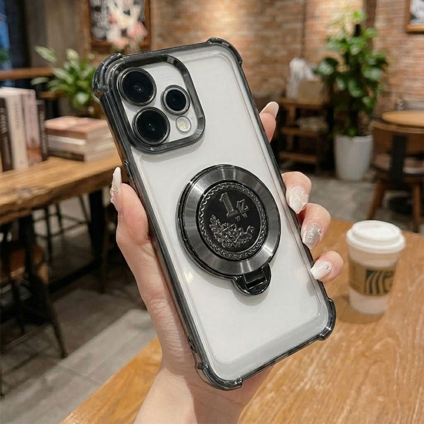 Oppo Reno 15 5G Premium Billion Wheel Rotating Shockproof Airbags Case