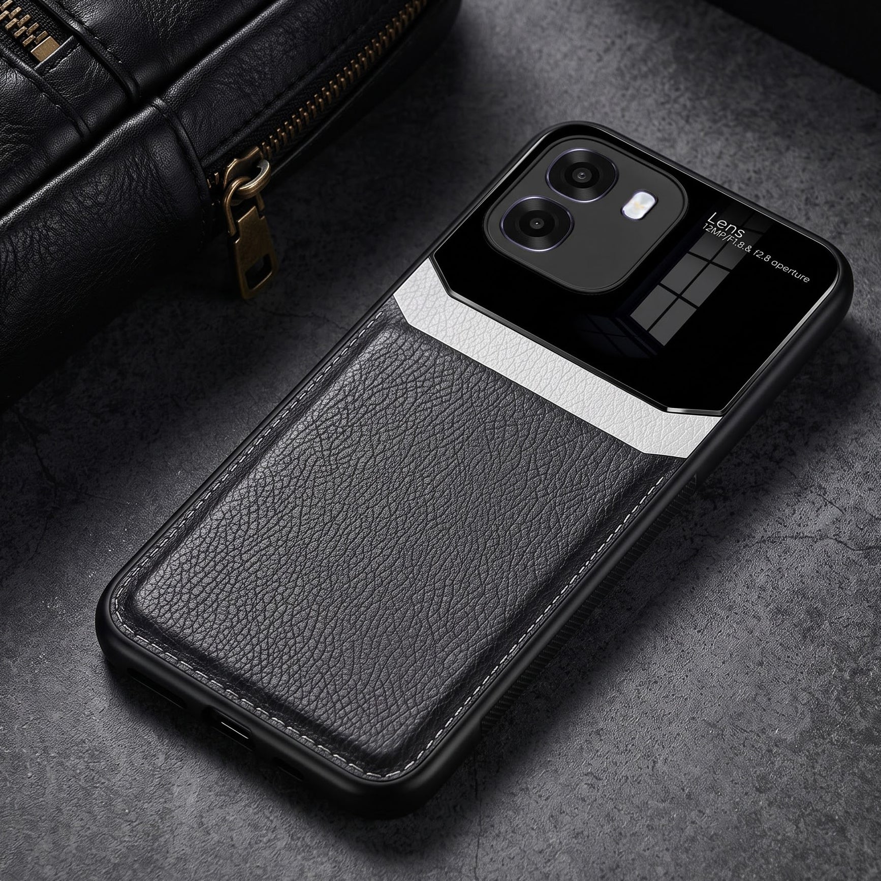 Oppo K14 5G Premium Leather Lens Protective Case