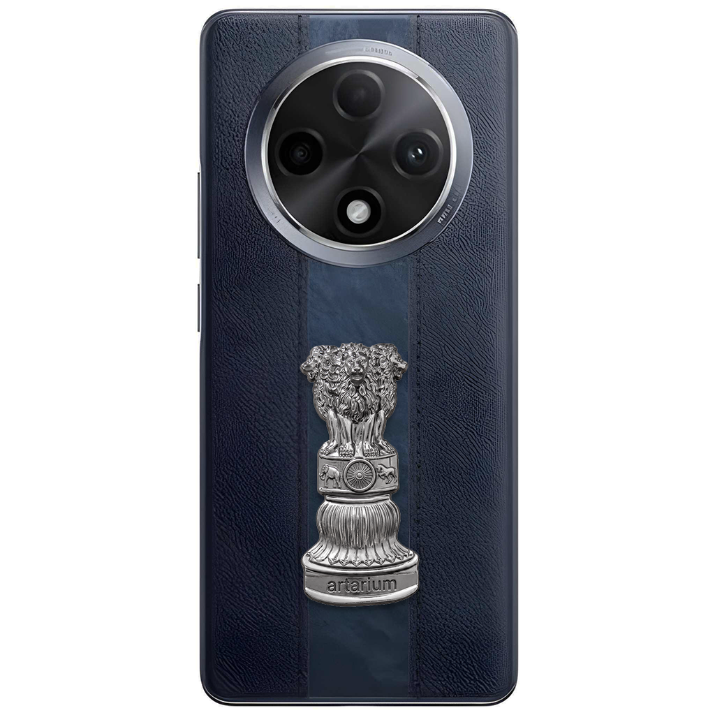Oppo F27 Pro+ 5G Compatible Satyamev Jayate 3D Metal Emblem Sticker