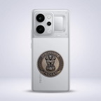 Realme P4 Power 5G Compatible Satyamev Jayate 3D Metal Emblem Sticker