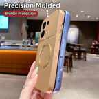 OPPO Reno 16 5G Metallic Soft Silicone MagSafe Case With Camera Lens Protection