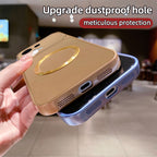OPPO Reno 16 5G Metallic Soft Silicone MagSafe Case With Camera Lens Protection