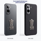 Vivo T5 Pro 5G Compatible Satyamev Jayate 3D Metal Emblem Sticker